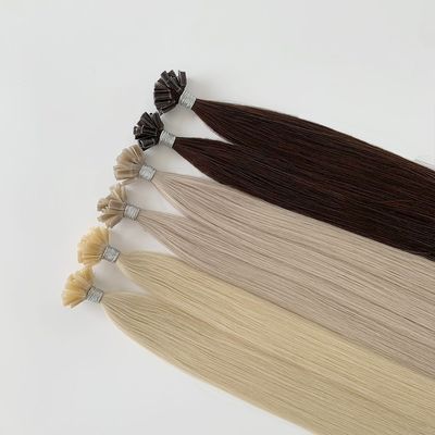 No derramamiento y cabello Remy doble dibujado queratina U Extensión del cabello de punta para cabello teñible