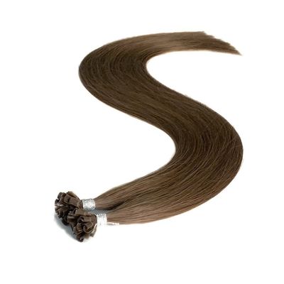 50cm*8cm*3cm Tamaño del paquete Virgen Brillante Natural U-Tip Keratina Extensión de cabello para las artes