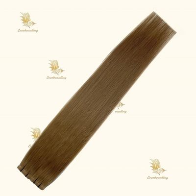 2024 Vendedor caliente doble dibujado verdadero cabello humano virgen cinta delgada en extensiones de cabello