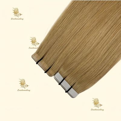 2024 Vendedor caliente doble dibujado verdadero cabello humano virgen cinta delgada en extensiones de cabello