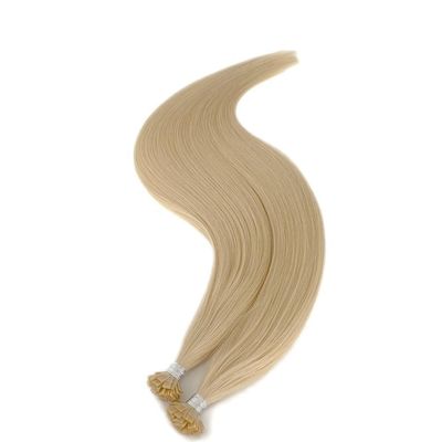 Cuticle intact Flat tip Keratin Extensions para el cabello Vendedores con proporción doble de extracción de EE.UU.