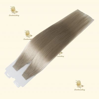 Cintas delgadas en la cutícula del cabello humano alineado cabello en masa color rubio con bastón pre-agregado