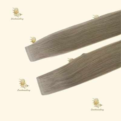 Real pelo humano Remy cinta reutilizable en extensiones de cabello Ceniza Platino Blonde Tipo de palo