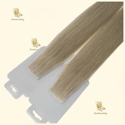 Real pelo humano Remy cinta reutilizable en extensiones de cabello Ceniza Platino Blonde Tipo de palo