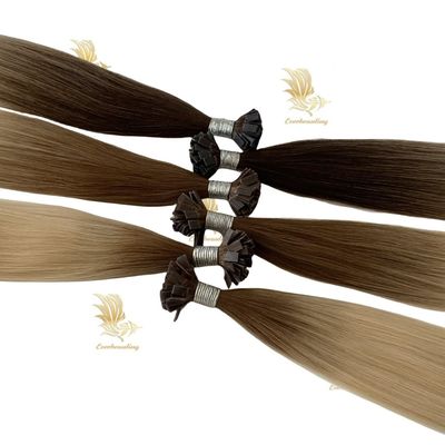 50.00cm * 8.00cm * 3.00cm Tamaño del paquete doble dibujado virgen punta plana extensión del cabello