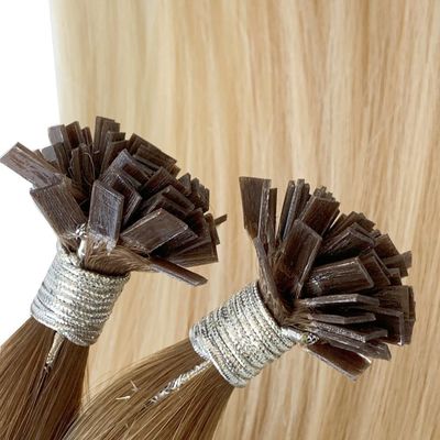 50.00cm * 8.00cm * 3.00cm Tamaño del paquete doble dibujado virgen punta plana extensión del cabello
