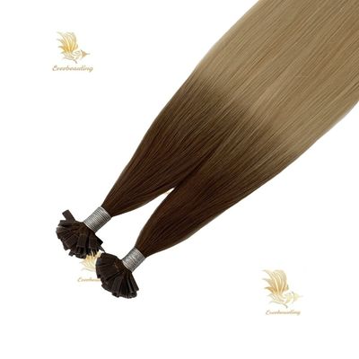 Envase de extensiones de cabello de punta plana de queratina preenroscada doble Peso bruto 0,200 kg