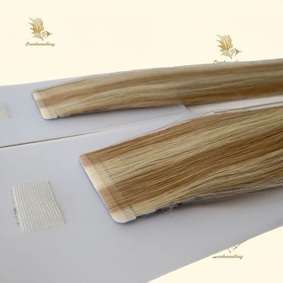 14-28 pulgadas de cinta de Remy virgen en extensiones de cabello humano para una aplicación fácil