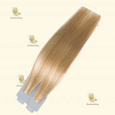 14-28 pulgadas de cinta de Remy virgen en extensiones de cabello humano para una aplicación fácil