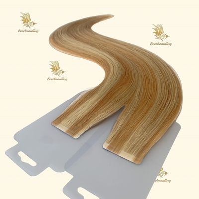 14-28 pulgadas de cinta de Remy virgen en extensiones de cabello humano para una aplicación fácil