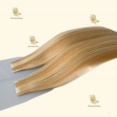 14-28 pulgadas de cinta de Remy virgen en extensiones de cabello humano para una aplicación fácil