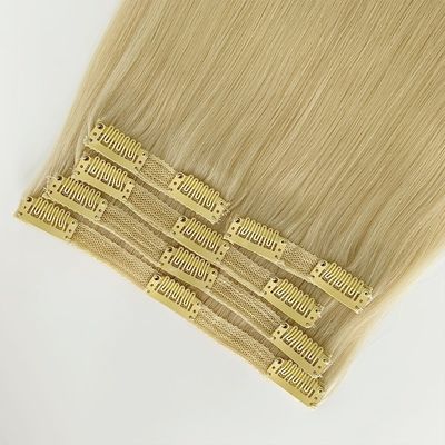 Extensión de cabello doble dibujado virgen natural natural crudo Remy cabello humano 20 pulgadas brasileño