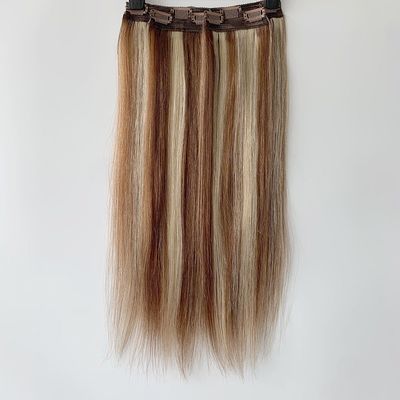 Extensión de cabello doble dibujado virgen natural natural crudo Remy cabello humano 20 pulgadas brasileño