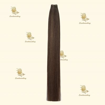 Cabello chino crudo cinta invisible doble dibujada Cabello humano Balayage Extensiones de color