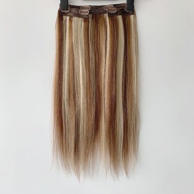100g/PC 20 pulgadas Grado más alto 13A Doble clip en extensión de cabello para mujeres blancas