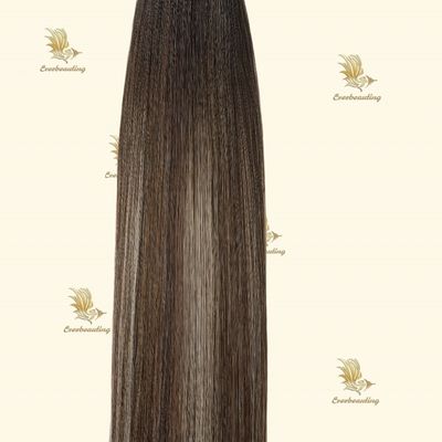 Cintas invisibles Cuticular doble alineada Balayage Color Remy Extensiones de cabello virgen