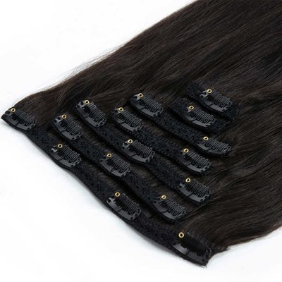 Clip de pelo Remy en extensión de cabello Clip-Ins Cliphair-231013 con materiales