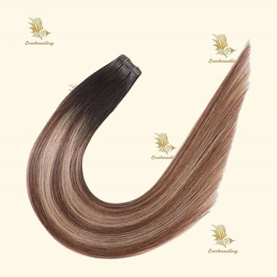 0.200kg Paquete Peso Bruto 2024 Invisible Genius cinta en el cabello humano Extensión 7.5 * 70cm