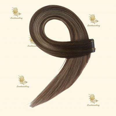 0.200kg Paquete Peso Bruto 2024 Invisible Genius cinta en el cabello humano Extensión 7.5 * 70cm