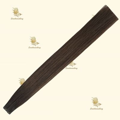 Cintas de pelo remy doblemente dibujadas en extensiones de cabello de textura recta/de onda corporal-240428