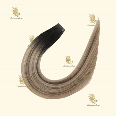 Remy Hair cinta de color muti en extensiones de cabello seda cabello humano recto