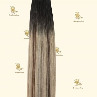 Remy Hair cinta de color muti en extensiones de cabello seda cabello humano recto
