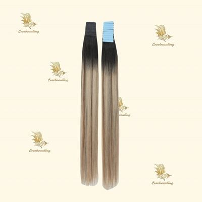Remy Hair cinta de color muti en extensiones de cabello seda cabello humano recto