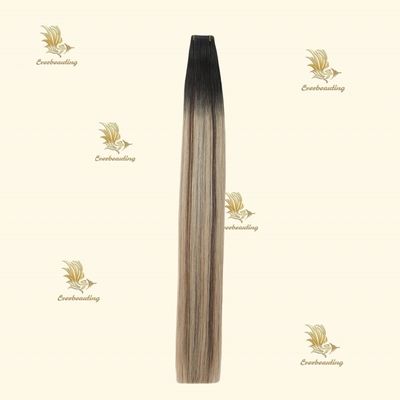 Remy Hair cinta de color muti en extensiones de cabello seda cabello humano recto