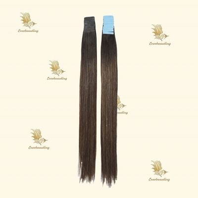 22 pulgadas de cinta marrón en extensiones de cabello Tipo pre-agregado de la varilla para el diseño de la cinta invisible