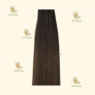 22 pulgadas de cinta marrón en extensiones de cabello Tipo pre-agregado de la varilla para el diseño de la cinta invisible