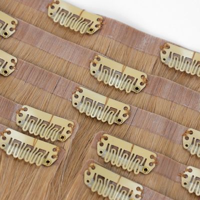 Virgin Remy Invisible PU Skin Clip sin costura en extensión de cabello para solicitudes personalizadas