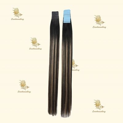 Sin esfuerzo hermosa cinta pre-enlazado sedoso recta cutícula alineado extensiones de cabello