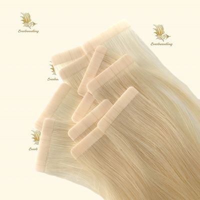 15A Tela Invisible para Cabello Chino Extensión de cabello humano para inserción de cinta doble