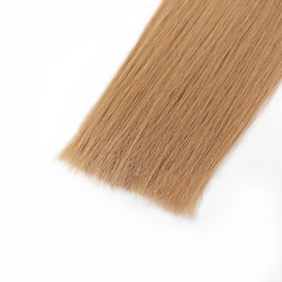 Extensiones de cabello de punta gruesa invisible PU crudo rubia sin costura