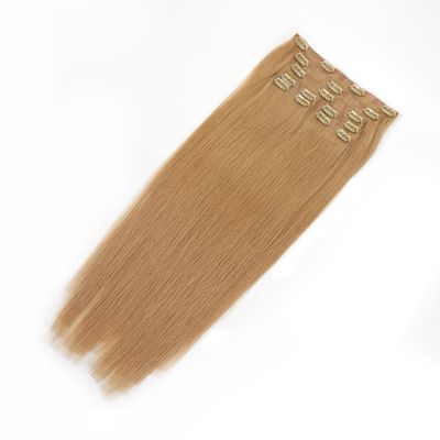 Extensiones de cabello de punta gruesa invisible PU crudo rubia sin costura