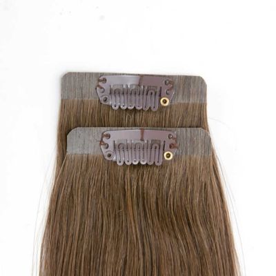 Extensiones de cabello vietnamitas sin costura con clips de estilo pre-enlazados y no