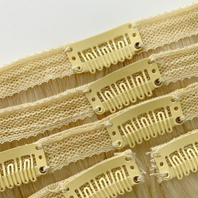 Clip en extensiones de cabello cabello humano sedoso recto estilo pre-obligado Pago inicial
