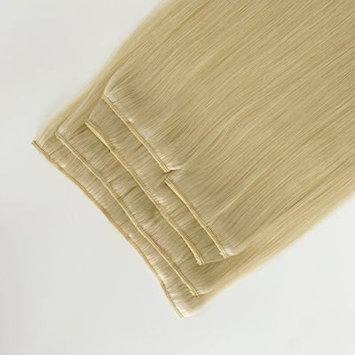 Clip en extensiones de cabello cabello humano sedoso recto estilo pre-obligado Pago inicial
