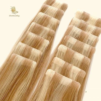 50cm * 8cm * 3cm Tamaño del paquete Extensiones de cabello humano sin enredos de la cutícula rusa