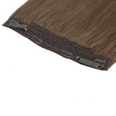 Remy Haloin Extensiones de cabello Cabello humano con estilo pre-agregado y banda de cabeza invisible