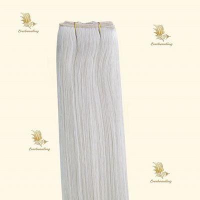 Cabello rubio brillante Virgen Extensiones De Cabello 150g/PC Devolución de reembolsos durante 30 días