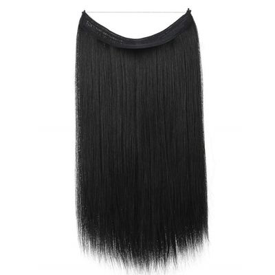 Cabello humano vietnamita de una pieza grueso de arriba a abajo asequible Flip en extensión de cabello