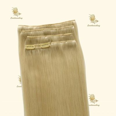 Clip de estilo pre-agregado Clip Ins cabello doble dibujado 100% de extensiones de cabello humano virgen