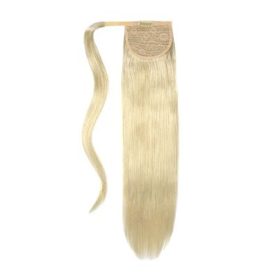 El cabello humano recto cola de caballo Extensión PE-230829 20 pulgadas Kinky recto / curly cola de caballo