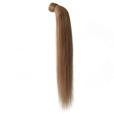 Extensones de cabello alineadas con la cutícula Muti-color cabello humano virgen crudo por mayor cola de caballo