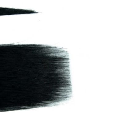 100% de cabello humano remy virgen extensiones de cabello cola de caballo personalización en la punta de los dedos