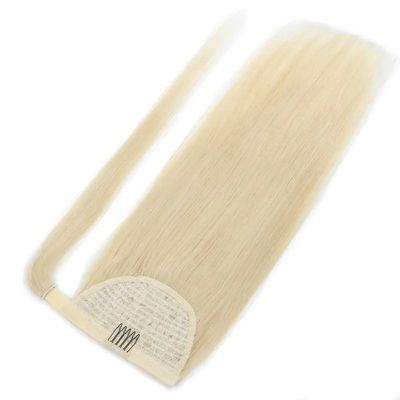 Cabello Remy 18 pulgadas 20 pulgadas 22 pulgadas clip en el peine verdadero cabello humano extensiones cola de caballo