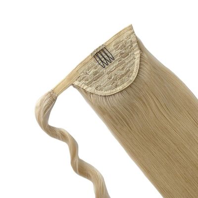 Cabello Remy 18 pulgadas 20 pulgadas 22 pulgadas clip en el peine verdadero cabello humano extensiones cola de caballo