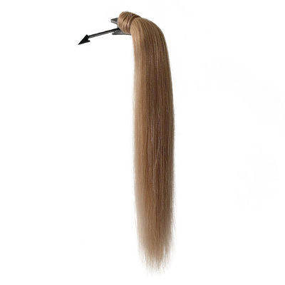 Extensión de cabello de cola de caballo Envuelto alrededor de largo sedoso recto para mujeres cola de caballo-231014