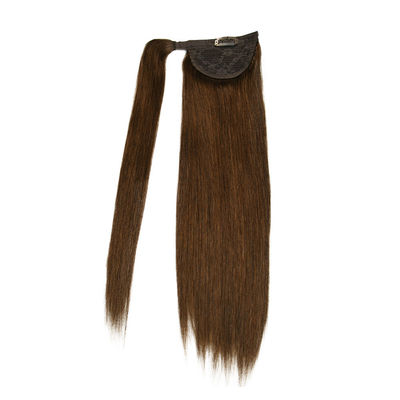 Extensión de cabello de cola de caballo Envuelto alrededor de largo sedoso recto para mujeres cola de caballo-231014